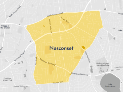 Map of Nesconset NY