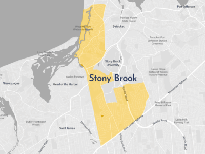 Map of Stony Brook NY